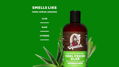 Scent notes graphic for Dr. Squatch Cool Fresh Aloe Conditioner: Fresh Spring Morning