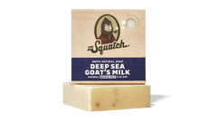 Dr. Squatch Deep Sea Goats Milk bar soap packaging