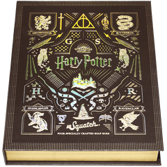 Promotional graphic for Dr. Squatch Harry Potter Collection gift set