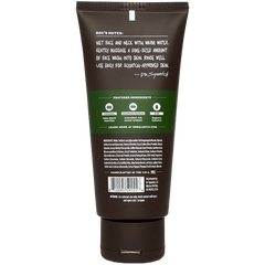 Promotional graphic for Dr. Squatch Pine Tar Face Wash