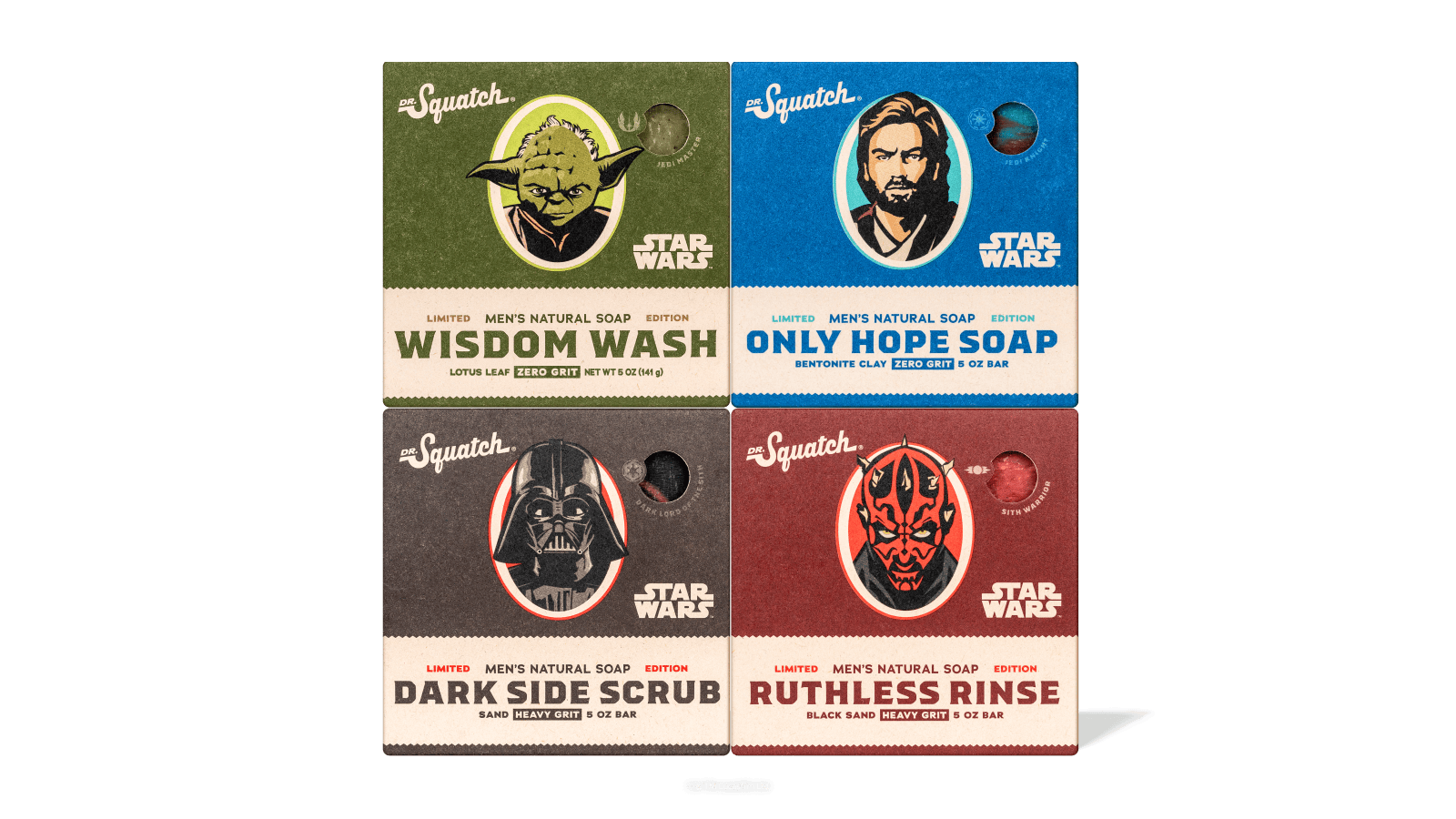 Dr. Squatch Star Wars Collection I 4-Pack gift set — product photo 1 of 6