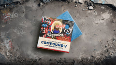 Lifestyle photo featuring Dr. Squatch Compound V bar soap
