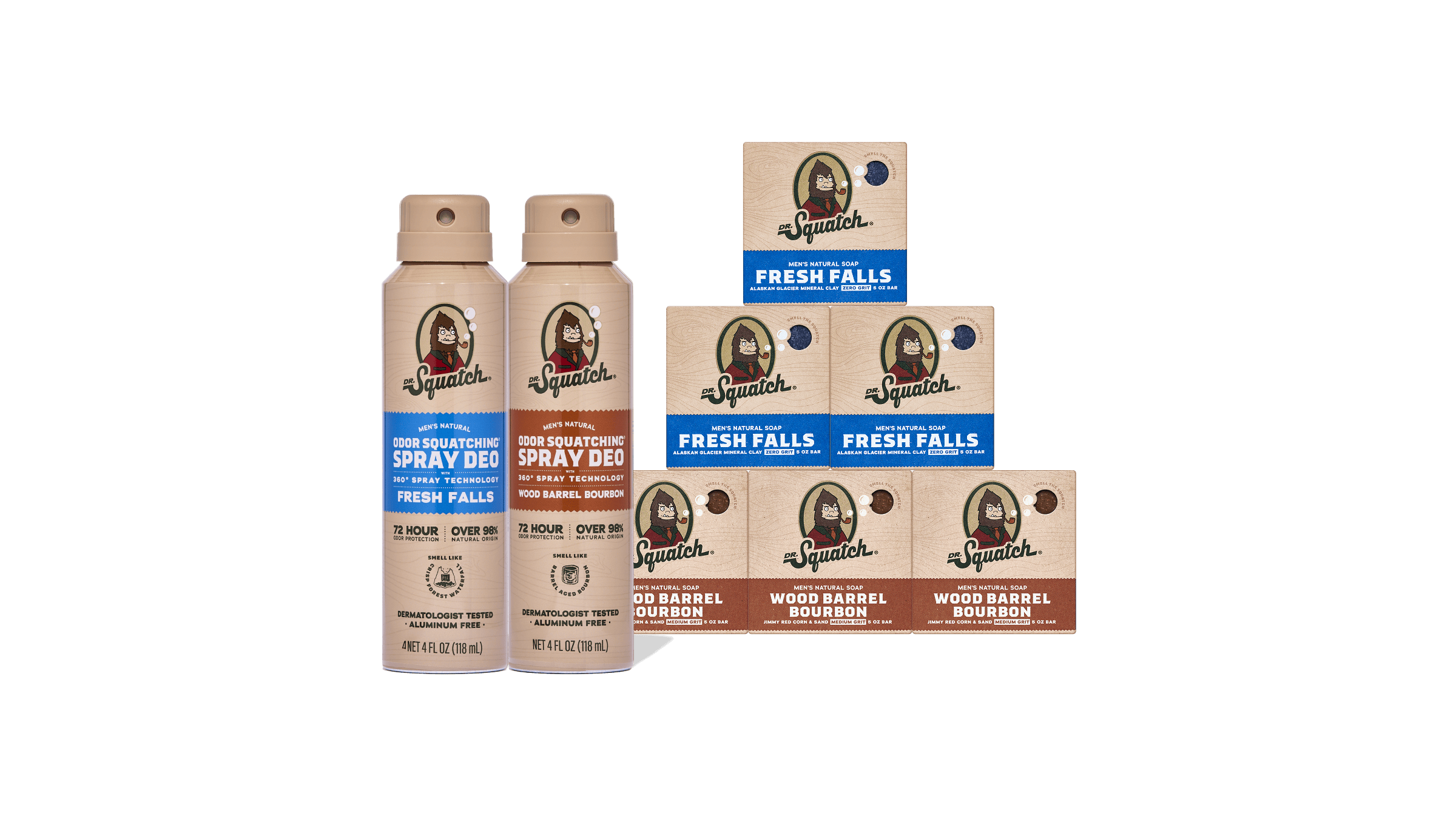 Dr. Squatch Spray Deodorant Set gift set — product photo 1 of 8