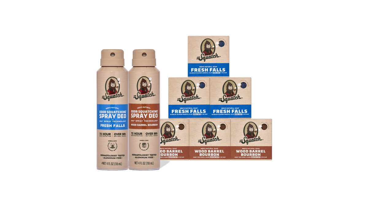 Dr. Squatch Spray Deodorant Set gift set — product photo 1 of 8