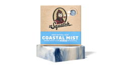 Dr. Squatch Coastal Mist bar soap packaging