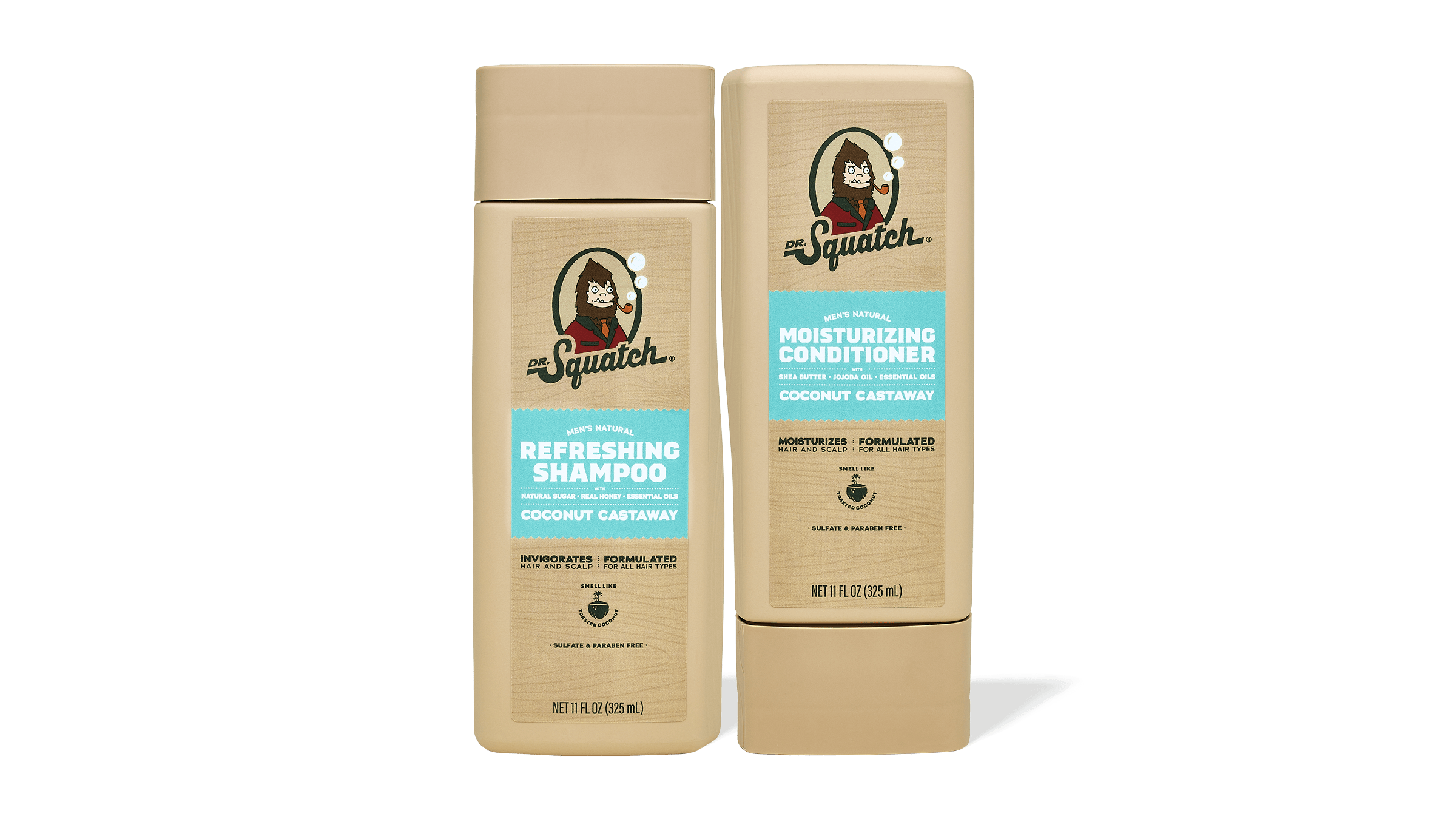 Dr. Squatch Refreshing Hair Care Kit gift set packaging