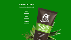Scent notes graphic for Dr. Squatch Cool Fresh Aloe Face Wash: Fresh Spring Morning