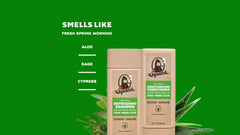 Scent notes graphic for Dr. Squatch Refreshing Hair Care Kit gift set