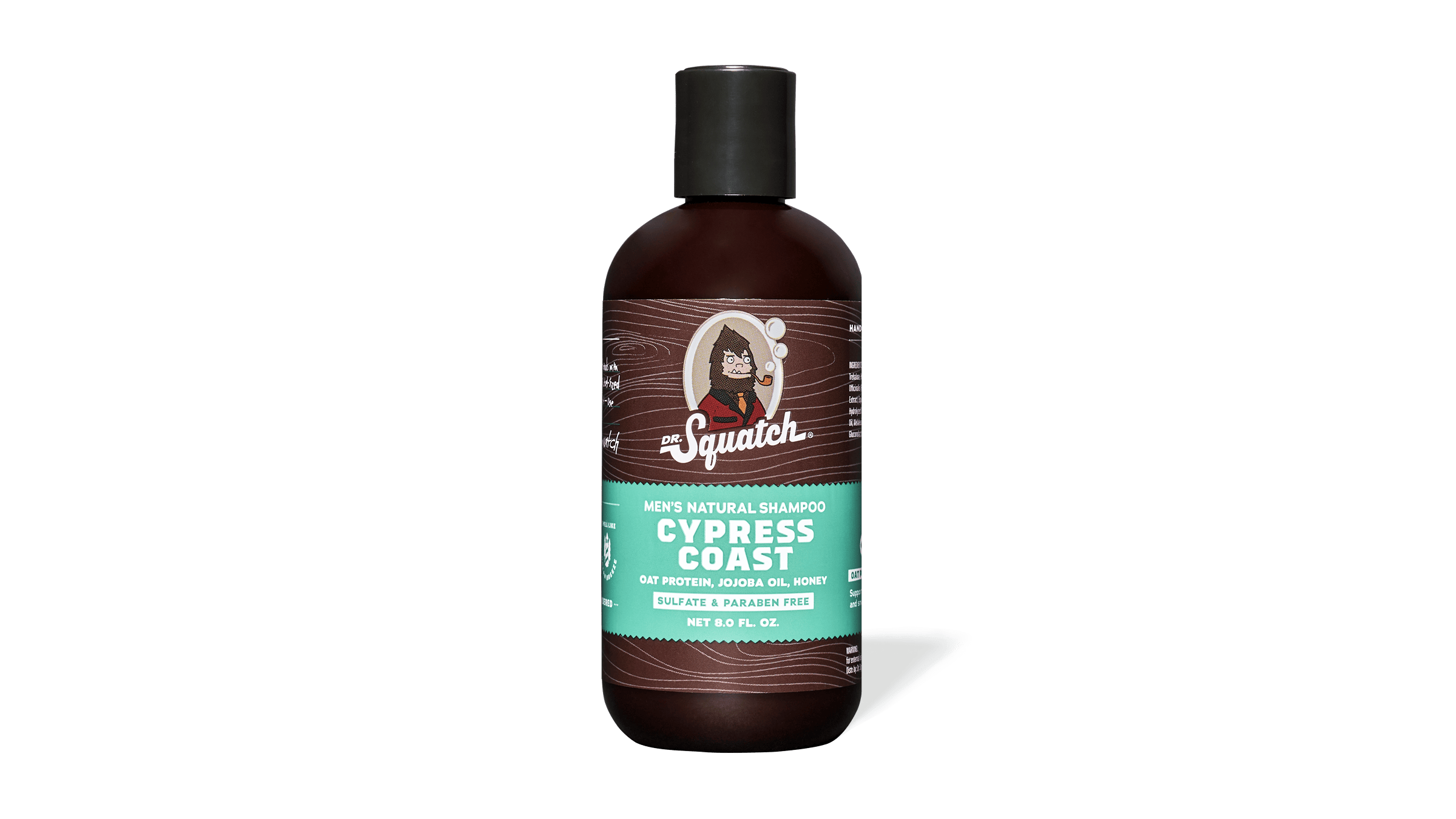 Dr. Squatch Cypress Coast Shampoo packaging