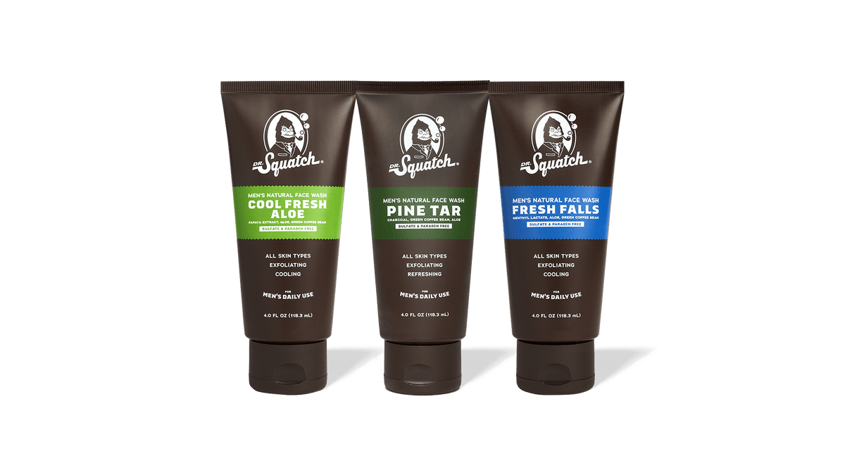 Dr. Squatch Face Wash 3-Pack gift set — product photo 1 of 5