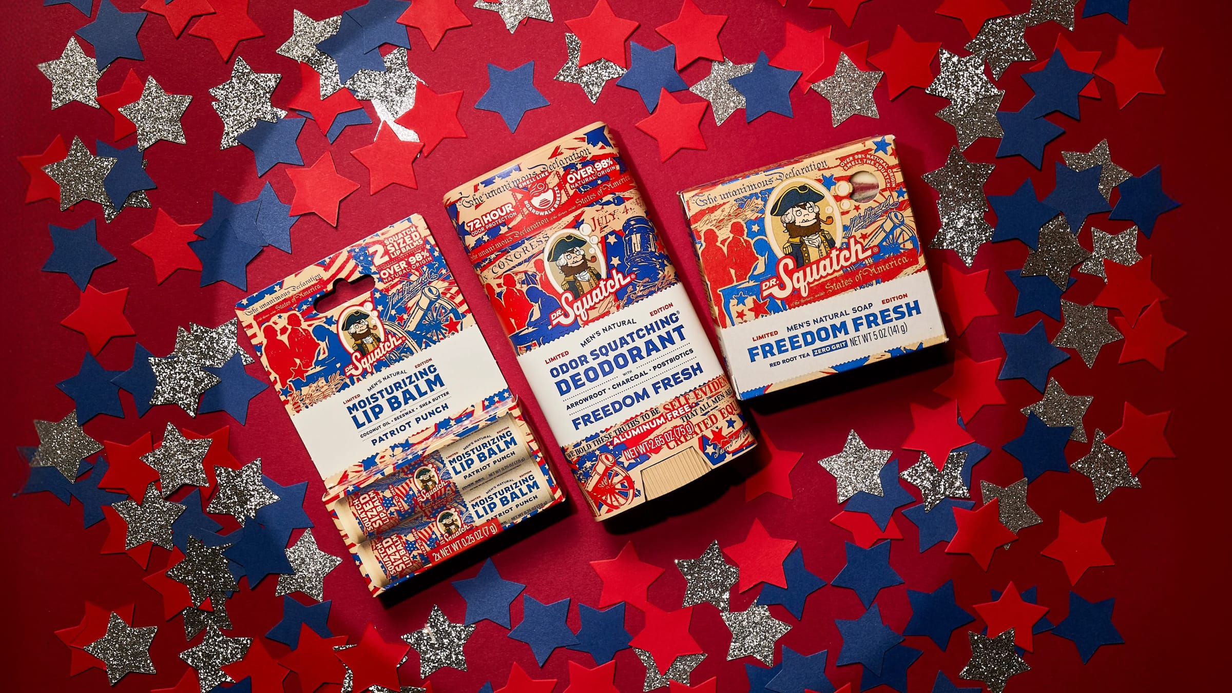 Dr. Squatch Freedom Fresh 250th Collection gift set — product photo 2 of 3