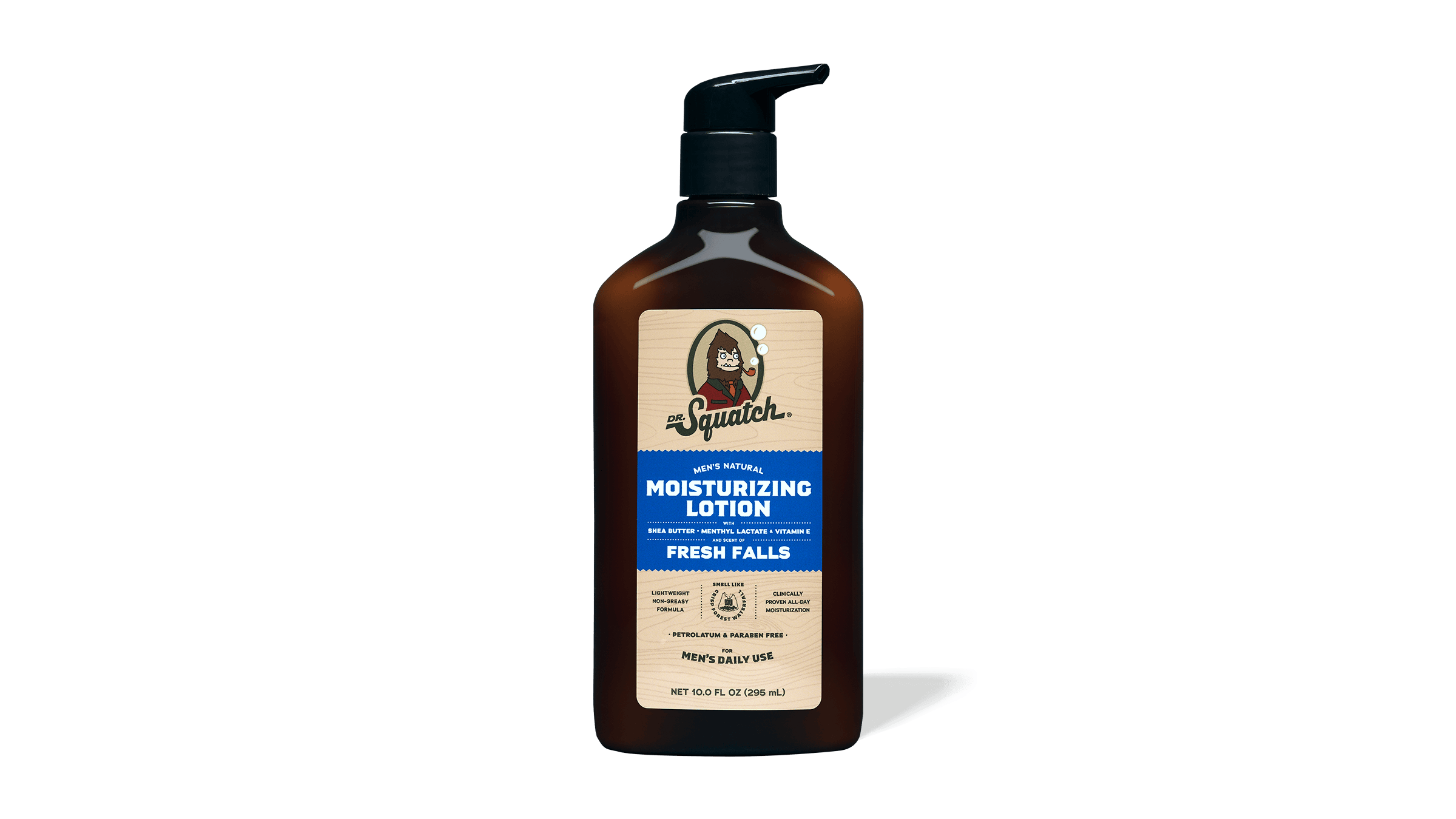 Dr. Squatch Fresh Falls Lotion packaging