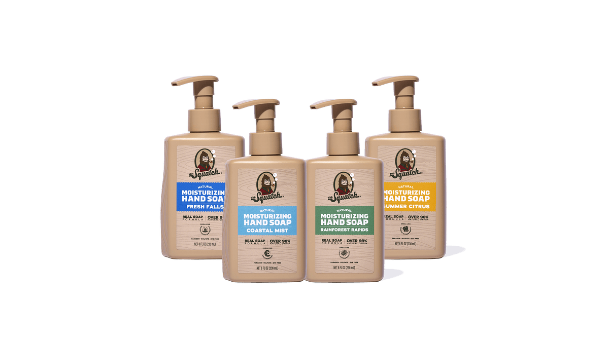 Dr. Squatch Hand Soap 4-Pack gift set — product photo 1 of 5