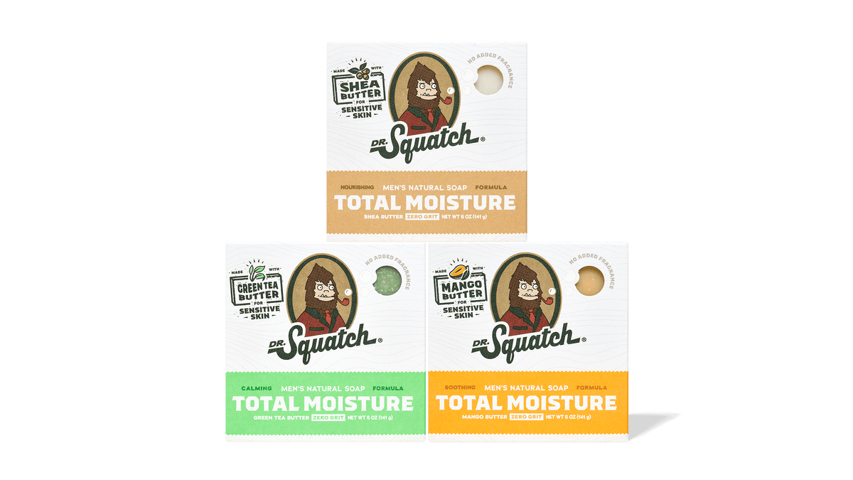 Dr. Squatch Total Moisture 3-Pack gift set — product photo 1 of 5