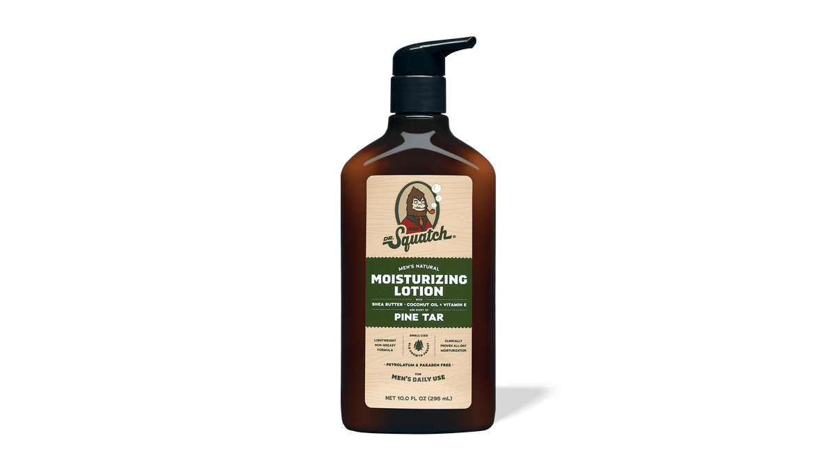 Dr. Squatch Pine Tar Lotion packaging
