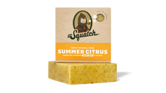 Dr. Squatch Summer Citrus bar soap packaging