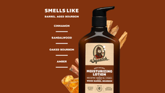 Scent notes graphic for Dr. Squatch Wood Barrel Bourbon Lotion: Barrel Aged Bourbon