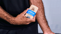 Animated demonstration of a Dr. Squatch product