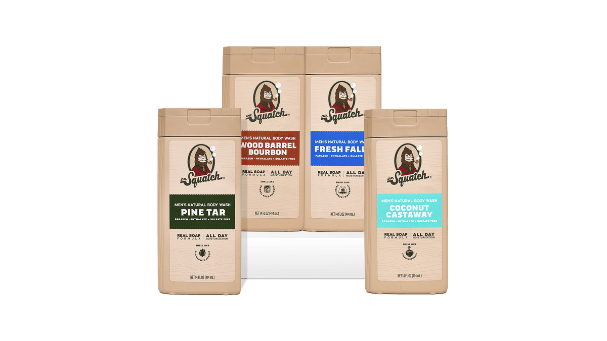 Dr. Squatch Body Wash 4-Pack gift set — product photo 1 of 7