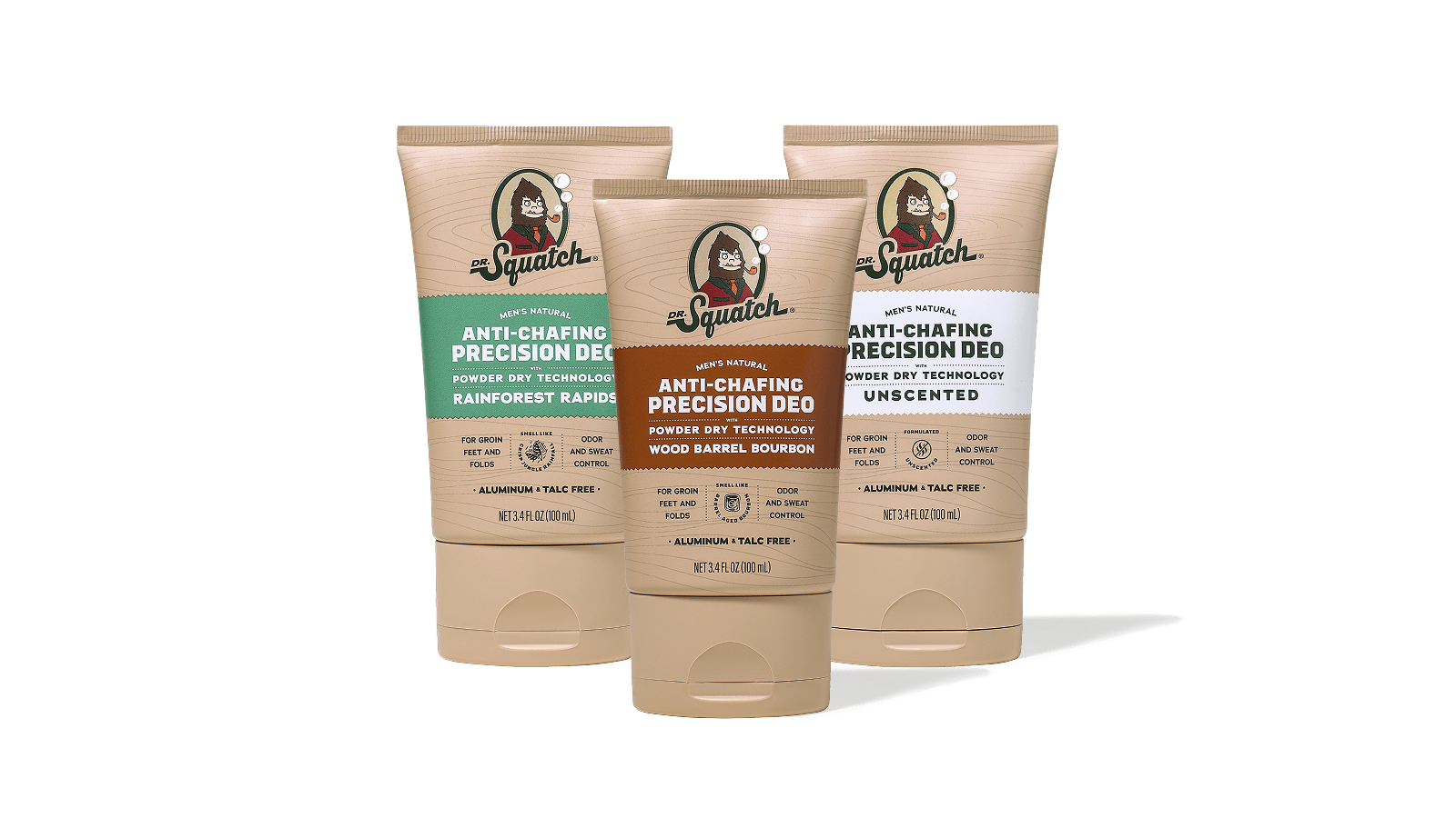Dr. Squatch Precision Deo 3-Pack gift set — product photo 1 of 3